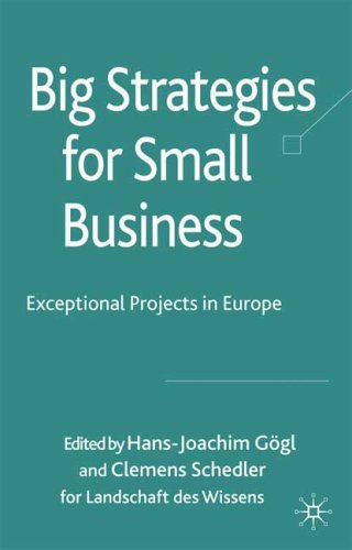 Big Strategies For Small Business Exceptional Projects In Europe Hansjoachim Ggl