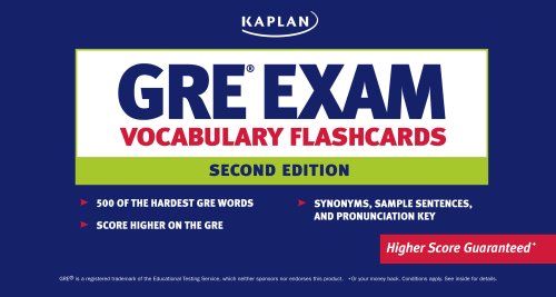 Gre Exam Vocabulary Flashcards Only B1b200 Cards 2nd Edition Kaplan