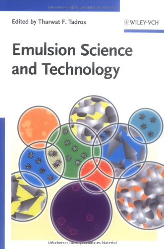 Emulsion Science And Technology 1st Edition Tharwat F Tadros