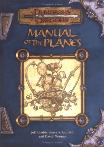 Manual Of The Planes Dungeon Dragons D20 30 Fantasy Roleplaying Jeff Grubb