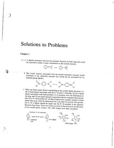 Solutions Manual For Advanced Organic Chemistry Part A Structure And Mechanisms 5th Francis A Carey