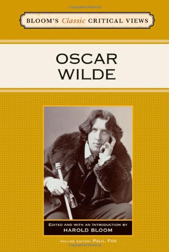 Oscar Wilde 1st Edition Harold Bloom