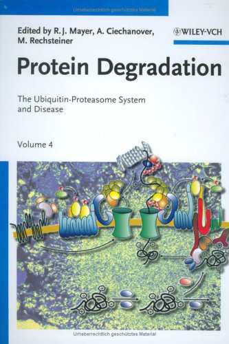 Protein Degradation Volume 4 The Ubiquitinproteasome System And Disease 1st Edition R John Mayer