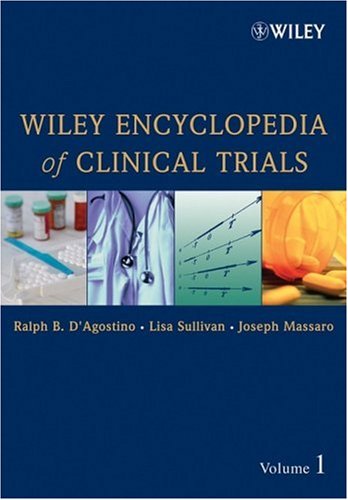 Wiley Encyclopedia Of Clinical Trials 1st Edition Ralph B Dagostino