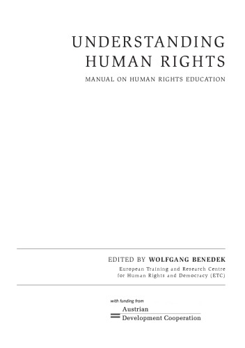 Understanding Human Rights Second Edition Wolfgang Benedek Editor