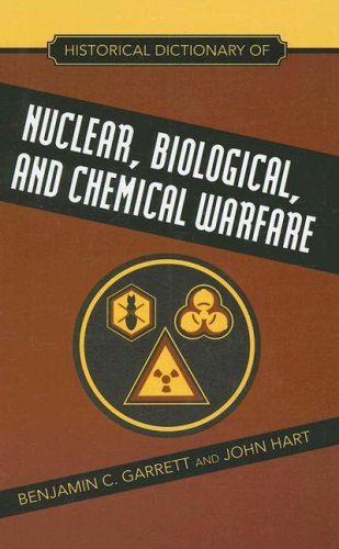 Historical Dictionary Of Nuclear Biological And Chemical Warfare Historical Dictionaries Of War Revolution And Civil Unrest Benjamin C Garrett