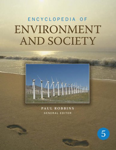 Encyclopedia Of Environment And Society 5 Volume Set 1st Edition Paul Robbins
