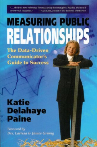 Measuring Public Relationships The Datadriven Communicators Guide To Success Katie Delahaye Paine