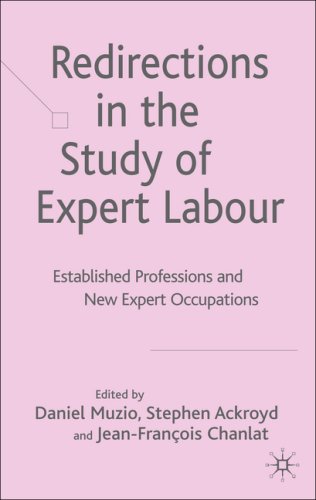 Redirections In The Study Of Expert Labour Established Professions And New Expert Occupations First Edition Stephen Ackroyd