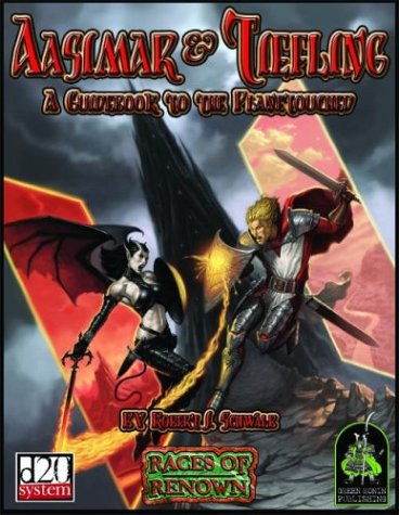 Aasimar Tiefling A Guidebook To The Planetouched Races Of Renown D20 System Robert J Schwalb