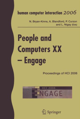 People And Computers Xx Engage Proceedings Of Hci 2006 1st Edition Nick Bryankinns