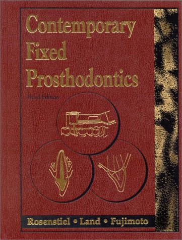 Contemporary Fixed Prosthodontics 3rd Edition 3rd Edition Stephen F Rosenstiel