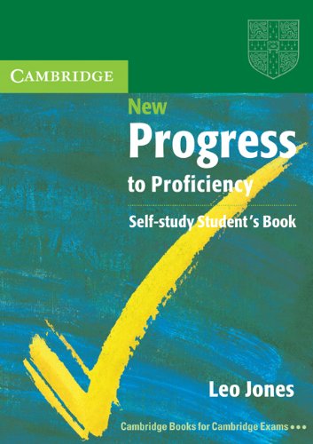 New Progress To Proficiency Selfstudy Students Book Leo Jones