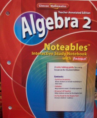 Algebra 2 Noteables Interactive Study Notebook With Foldables Holliday