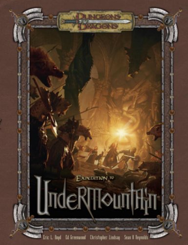 Expedition To Undermountain Dungeons Dragons D20 35 Fantasy Roleplaying Adventure Eric L Boyd