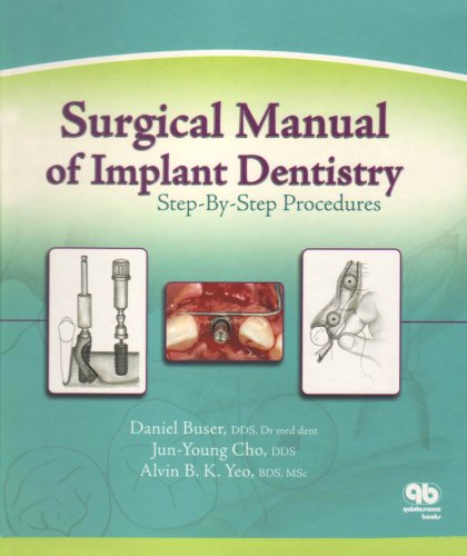 Surgical Manual Of Implant Dentistry Stepbystep Procedures Hardcover Daniel Buser