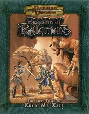 Lost Tomb Of Krukmakali Dungeons Dragons Kingdoms Of Kalamar 3rd Edition James Mishler