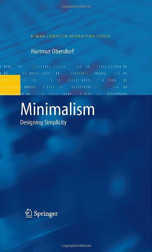 Minimalism 1st Edition Hartmut Obendorf
