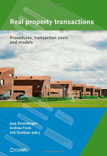 Real Property Transactions Procedures Transaction Costs And Models Jaap Zevenbergen