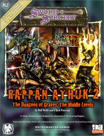 Sword Sorcery Rappan Athuk 2 The Dungeon Of Graves D20 Generic System Bill Webb