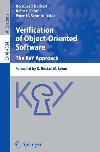 Verification Of Objectoriented Software The Key Approach Foreword By K Rustan M Leino 1st Edition Reiner Hhnle Auth