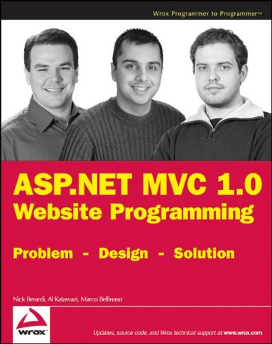 Aspnet Mvc 10 Website Programming Problem Design Solution Wrox Programmer To Programmer 1st Edition Nick Berardi