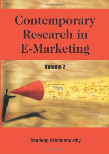 Contemporary Research In Emarketing Volume 2 Sandeep Krishnamurthy