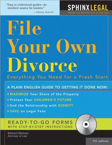 File Your Own Divorce 7e Everything You Need For A Fresh Start How To File Your Own Divorce 7th Edward Haman