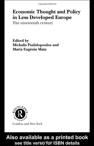 Economic Thought Policy In Less Developed Europe 1st Psalidopoulos