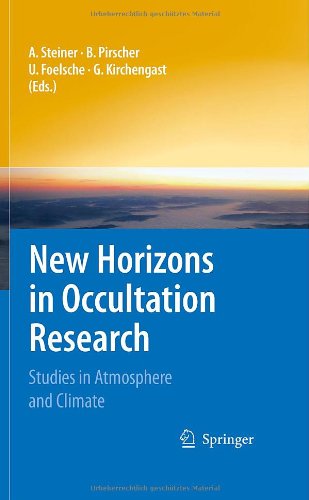 New Horizons In Occultation Research Studies In Atmosphere And Climate 1st Edition J Wickert