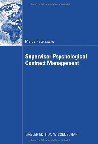 Supervisor Psychological Contract Management Maida Petersitzke