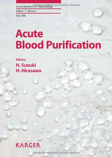 Acute Blood Purification Contributions To Nephrology Vol 166 1st Edition Claudio Ronco