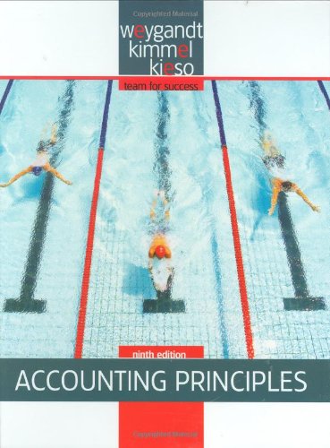 Accounting Principles 9th Edition Jerry J Weygandt Paul D Kimmel