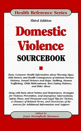 Domestic Violence Sourcebook Health Reference Series 3rd Edition by Keith Jones ISBN 0780810384 9780780810389