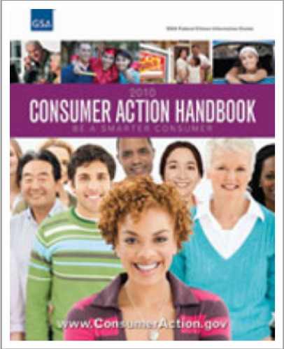 Consumer Action Handbook 2010 Gsa The Federal Citizen Information Center Contributors