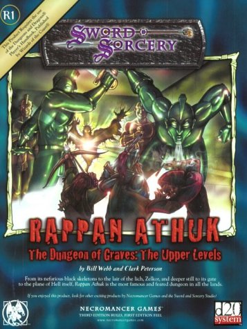 Rappan Athuk The Dungeon Of Graves Sword Sorcery Dungeons Dragons Bill Webb
