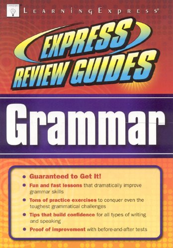 Express Review Guides Grammar Learningexpress Editors
