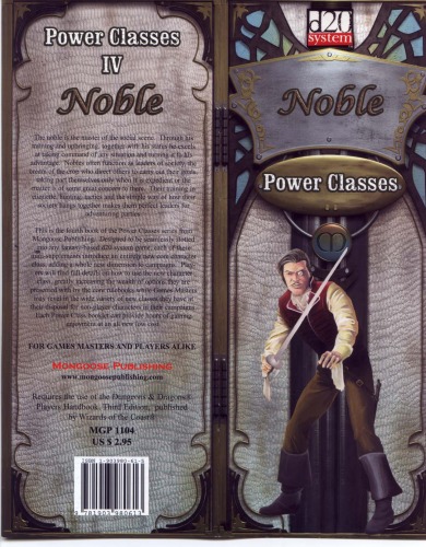 The Power Classes Noble D20 System Alejandro Melchor Scott Clark