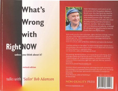 Whats Wrong With Right Now Sailor Bob Adamson