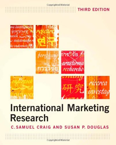International Marketing Research 3rd Edition C Samuel Craig