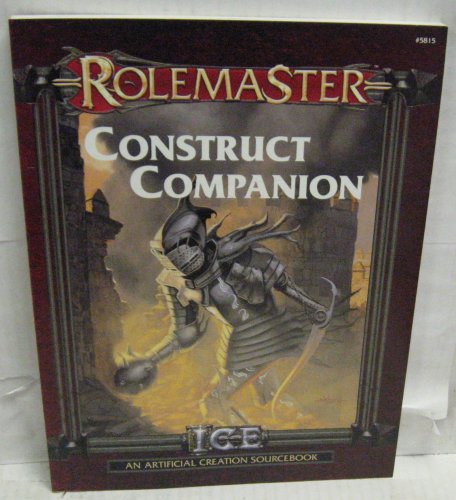 Construct Companion Rolemaster Nicholas Hm Caldwell