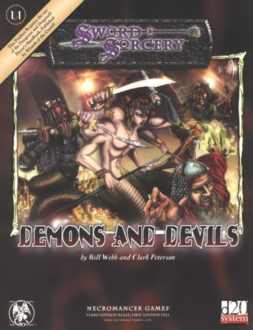 Demons And Devils Sword Sorcery 1st Bill Webb Clark Peterson