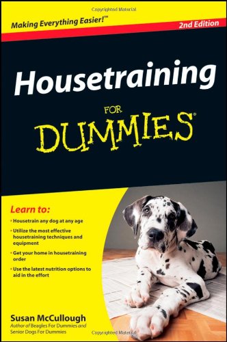 Housetraining For Dummies2nd Edition For Dummies Pets 2nd Edition Susan Mccullough