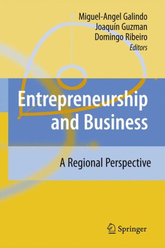 Entrepreneurship And Business A Regional Perspective 1st Edition Miguelangel Galindo