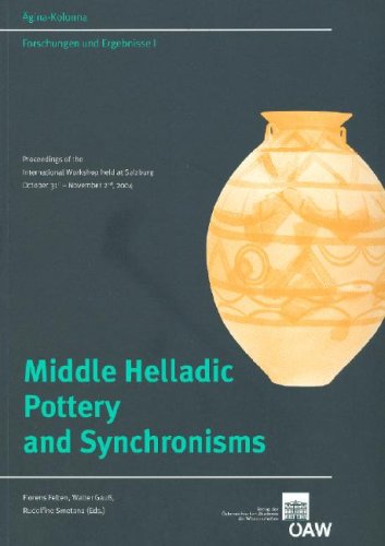 Middle Helladic Pottery And Synchronisms Proceedings Of The International Workshop Held At Salzburg October 31stnovember 2nd 2004 Contributions To The Chronology Of The Eastern Mediterranean Florens Felten