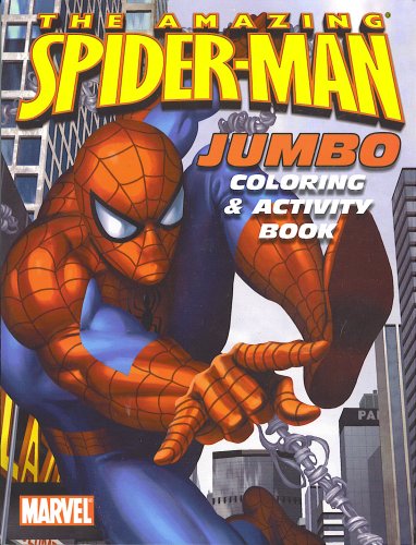Spiderman Jumbo Coloring Activity Marvel Comics