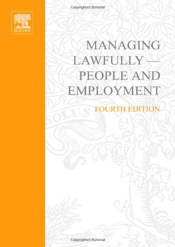 Managing Lawfully People And Employment Super Series 4th Edition Ilm Super Series 4th Edition Institute Of Leadership Management Ilm
