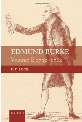Edmund Burke Volume I 17301784 Fp Lock