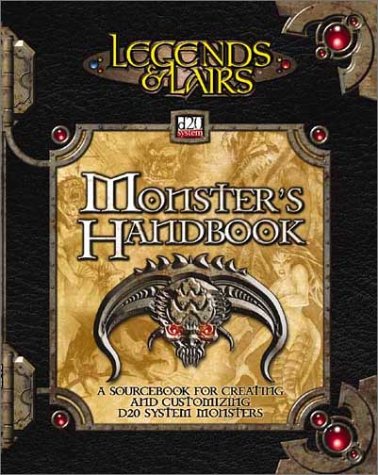 Monsters Handbook A Sourcebook For Creating And Customizing D20 System Monsters Legends Lairs D20 System Legends Lairs Fantasy Flight Games