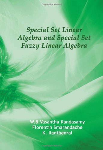 Special Set Linear Algebra And Special Set Fuzzy Linear Algebra W B Vasantha Kandasamy